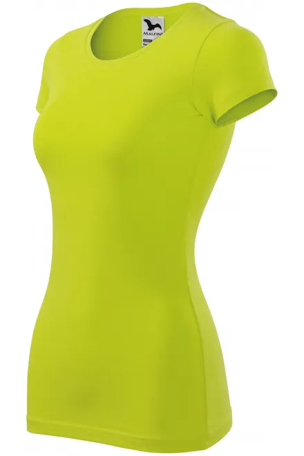 Ženska majica uskog kroja, limeta zelena