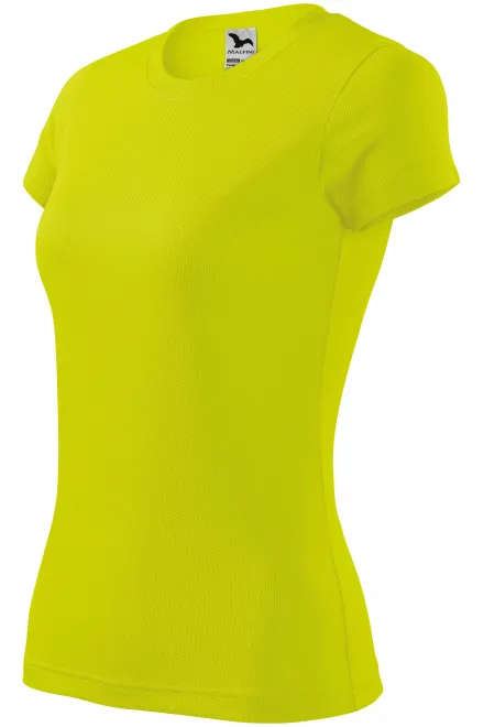 Ženska sportska majica, neonsko žuta