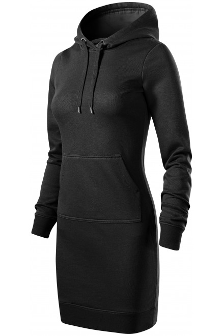 Ženska sweatshirt haljina, crno