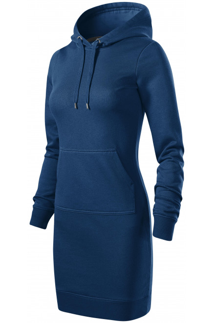 Ženska sweatshirt haljina, ponoćno plava