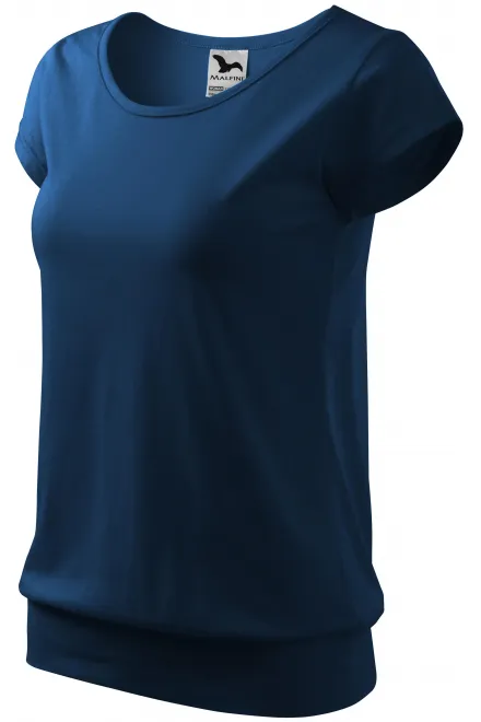 Ženska trendy majica, ponoćno plava