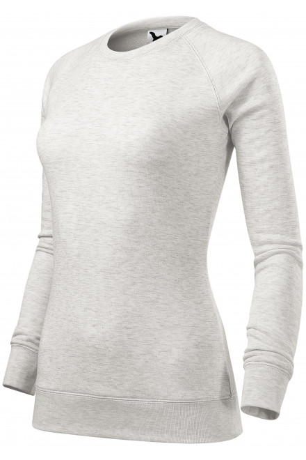 Ženski jednostavni pulover, bijeli mramor, ženske sweatshirty