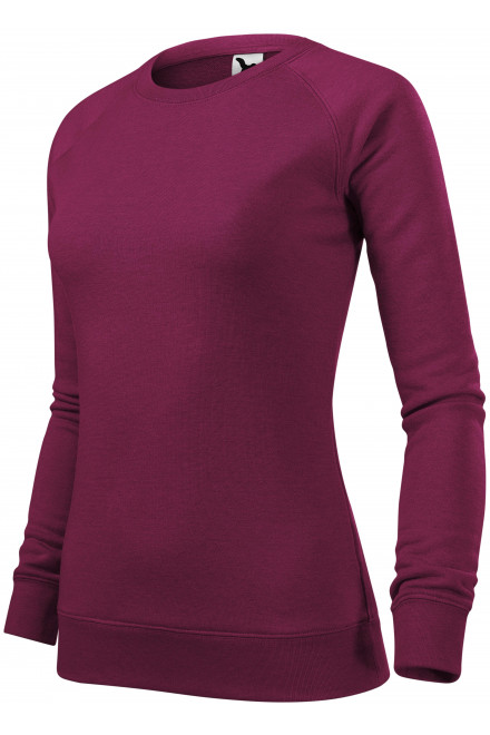 Ženski jednostavni pulover, šljiva mramor, ženske sweatshirty